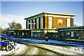 Oakwood Station in winter, London, N14