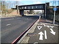 Sutton: A217 Reigate Avenue railway bridge