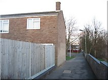 SU6152 : Footpath within the Winklebury Estate by Mr Ignavy