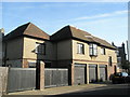 Pebble dashed house in Old Bridge Road