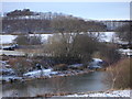 overlooking the pond created on the Combe Burn towards Mill of Laithers