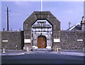 SX5874 : Dartmoor Prison front door by Trevor Rickard