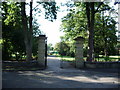 Entrance to Mercer Park, Clayton-le-Moors