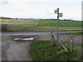 Footpath across West Court Downs