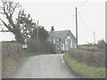 The northern approach to the village of Llannor