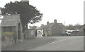 The road junction at the centre of Llannor