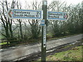 Signpost at Gravel Pit Cross