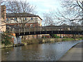 Canal footbridge