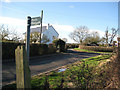 Road junction north of Staunton