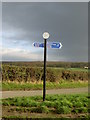 National Cycle Network Signpost.