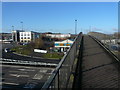 Crossing Footbridge over A61 at Horn