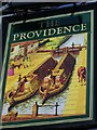 Sign for the Providence, Yedingham