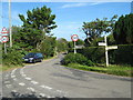 Road junction at Lower Ninnes