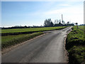 Looking south along Banningham Road