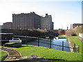 End of Leeds-Liverpool Canal and Tobacco Warehouse