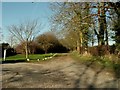 Bridleway next to West Hanningfield church