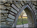 Doorway of ruined lodge, Folke Dorset