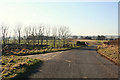 Upperton Farm beyond the road junction to the right