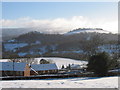 Bentlawnt and distant Stiperstones