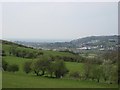 View of Aberystwyth and the sea, looking NW from the A4120