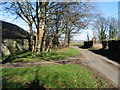 Looking NE to road junction at Ham