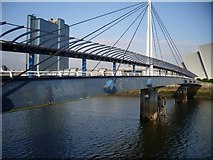 NS5665 : Closer view of Bells Bridge by Stephen Sweeney