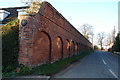 Arched Brick Wall