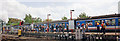 Main line train at Amersham Station, Buckinghamshire