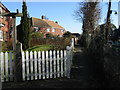 Footpath to the recreation ground