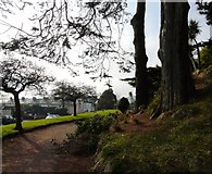 SX8861 : Torquay Road from Oldway Mansion gardens by Tom Jolliffe