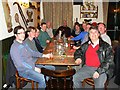 A view of the inside of the Plough Inn, Sparsholt