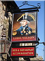 Lord Nelson, York, Langho, Sign