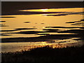 TA1725 : Sunset in the Mudflats at Paull's Tidal Lagoon by Andy Beecroft