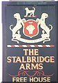 Sign for the Stalbridge Arms, Stalbridge