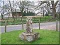 Remains of preaching cross, Hammoon