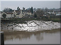 Shaft of sunlight on the river bank