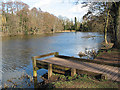 Pontoon at Newent Lake