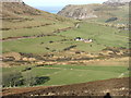 Gelliau Farm from Mynydd Carnguwch