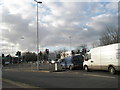 Junction of main road with Clement Attlee Way