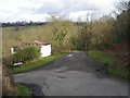 White gates to an old garage