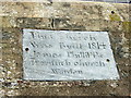 1814 church date stone