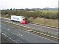 Truck heading east along the M50 at Pendock