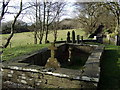 Monington church, graveyard