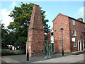 Chimney and Nantwich Millennium Clock, Cocoa Yard