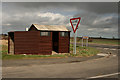 A rural bus shelter