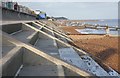 Sea defences at Brackenbury Dip