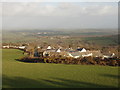 Warbstow Cross houses from Warbstow Bury