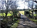 Lane approaching Baxter Wood Farm