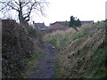 Path from the playing fields.