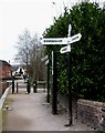 SK2002 : Canal Signpost, Fazeley Junction by Rob Farrow